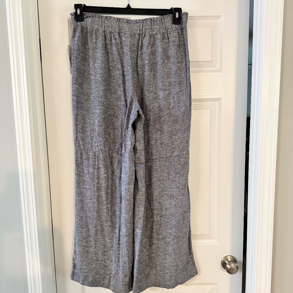 New Time and Tru Mid Rise relaxed fit TT Linen Pant Size medium 8-10 - Picture 2 of 4
